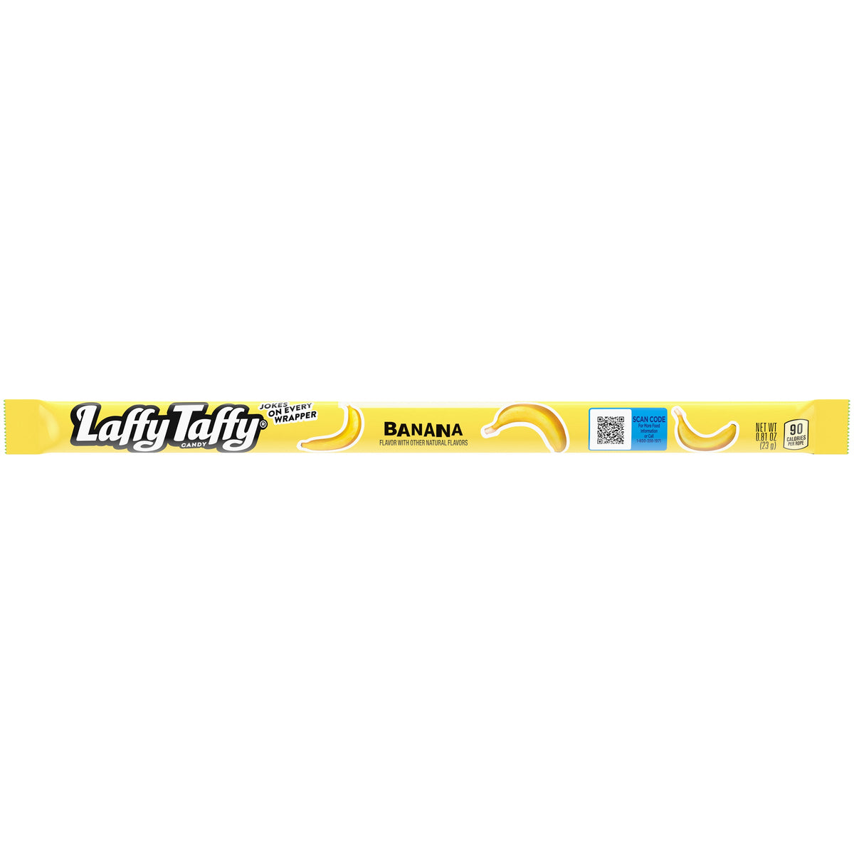 Laffy Taffy Rope Banana 24ct - candynow.ca