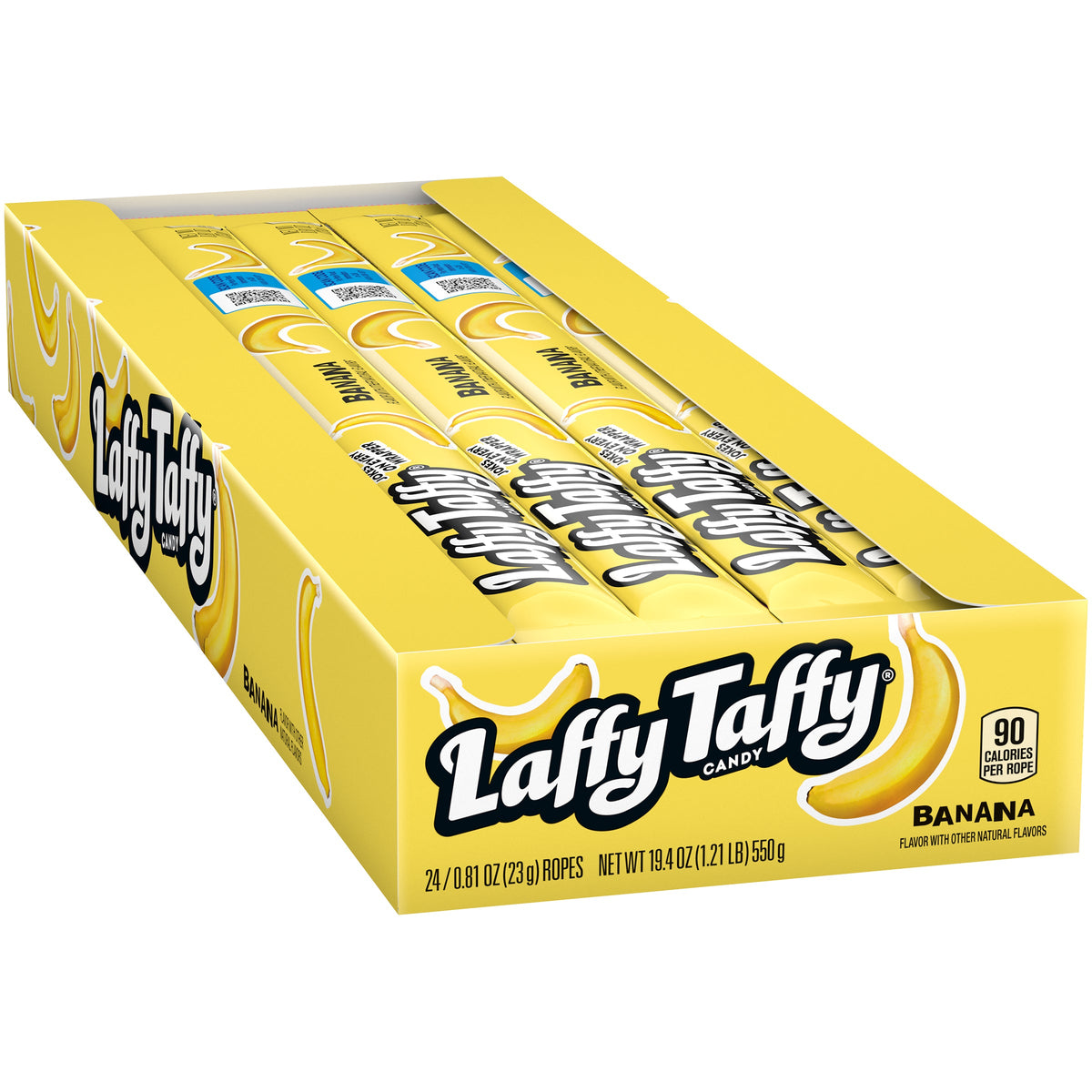 Laffy Taffy Rope Banana 24ct - candynow.ca