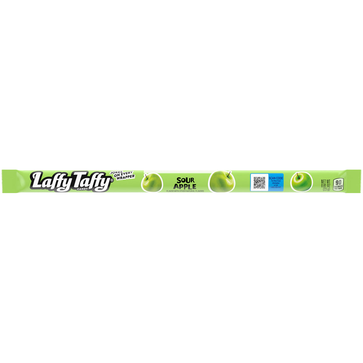 Laffy Taffy Rope Sour Apple 24ct - candynow.ca