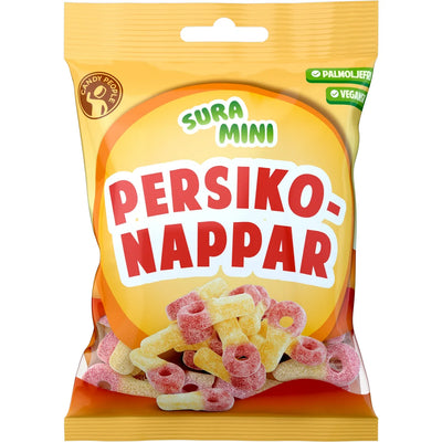 Candy People Sour Mini Peach Pacifiers 70g (Sweden)