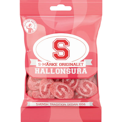S-Märke Sour Raspberry 80g (Sweden)