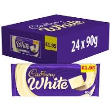 Cadbury White 90g 24ct (UK) - candynow.ca
