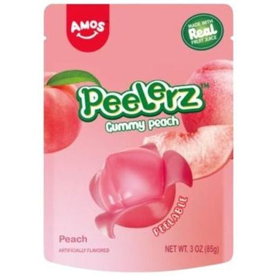 Amos Peelerz Gummy Peach 3oz
