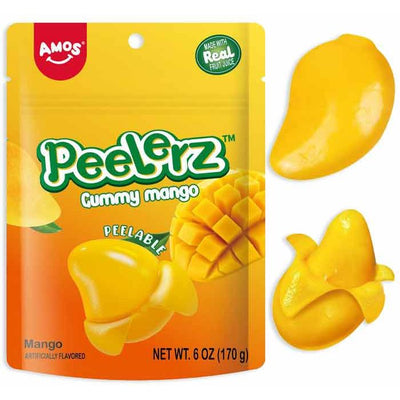 Amos Peelerz Gummy Mango 6oz
