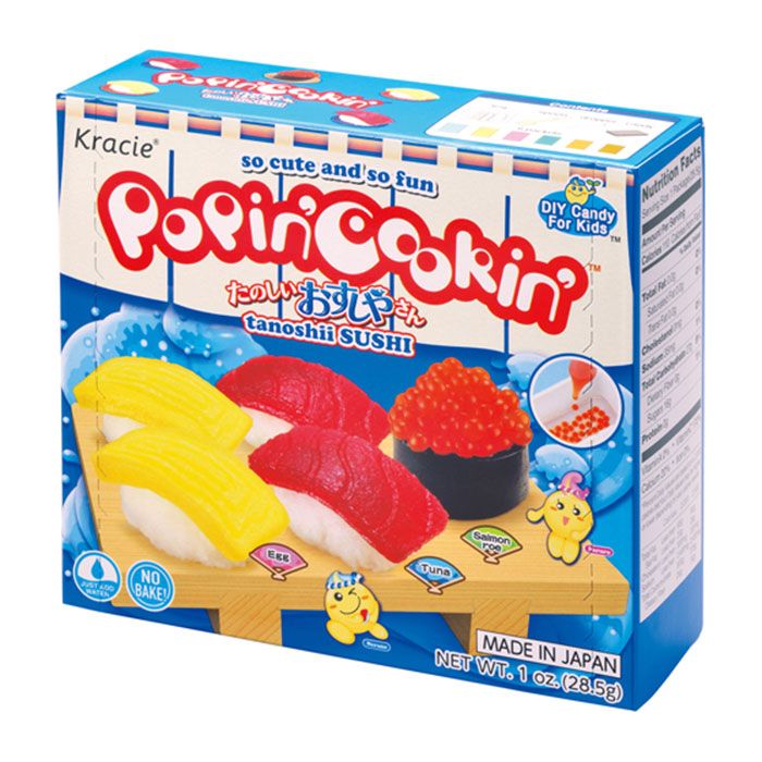 Kracia Popin Cookin Sushi Candy Kit 28.50g 5ct (Japan) - candynow.ca