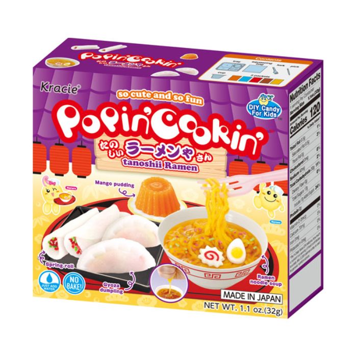 Kracia Popin Cookin Ramen Candy Kit 32g 5ct (Japan) - candynow.ca
