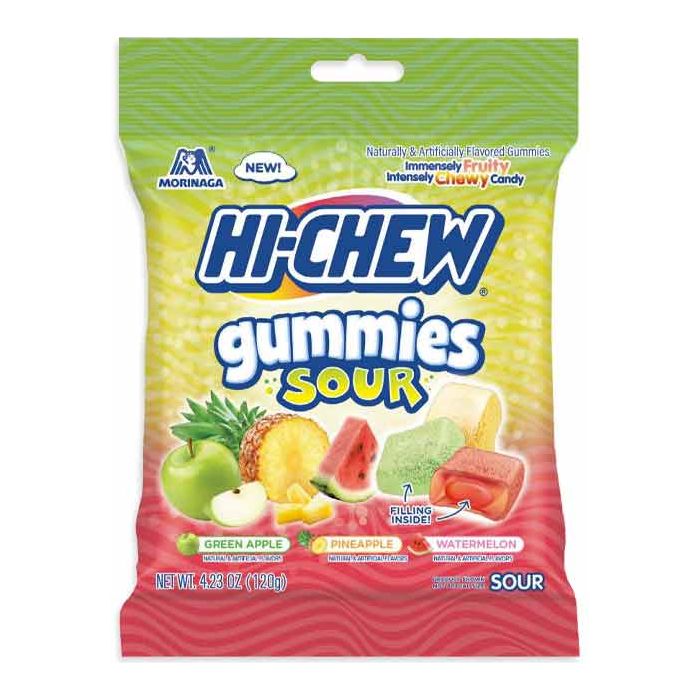 Hi Chew Gummies Sour 4.23oz 9ct - candynow.ca