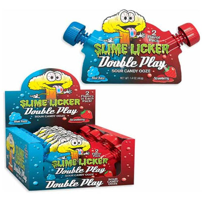 Slime Licker Double Play Blue Razz & Strawberry Ooze 1.4oz
