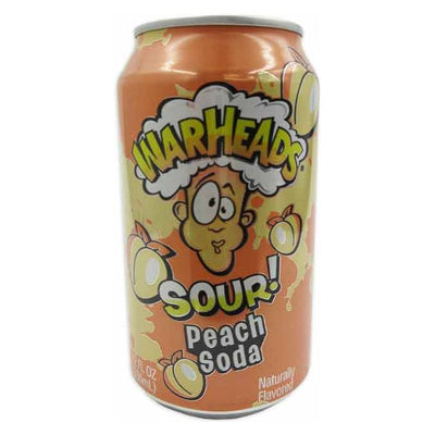 Warheads Sour Soda Peach 12oz