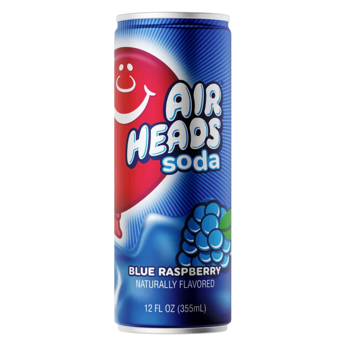 Airheads Blue Raspberry Soda 12oz 355ml 12ct (Shipping Extra, Click for Details) - candynow.ca