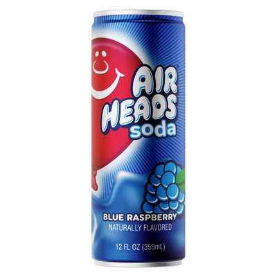 Airheads Blue Raspberry Soda 12oz 355ml