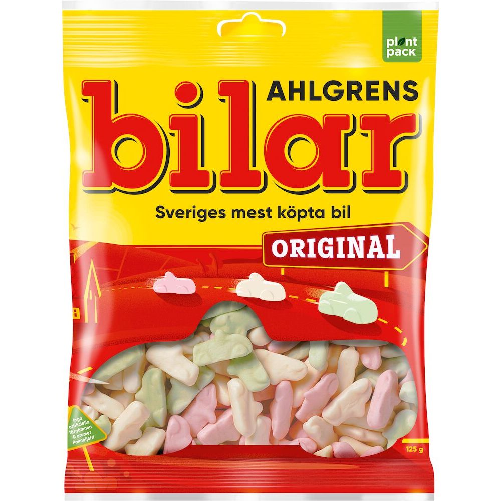 Ahlgrens Bilar Race Cars - Original 125g 36ct (Sweden) - candynow.ca