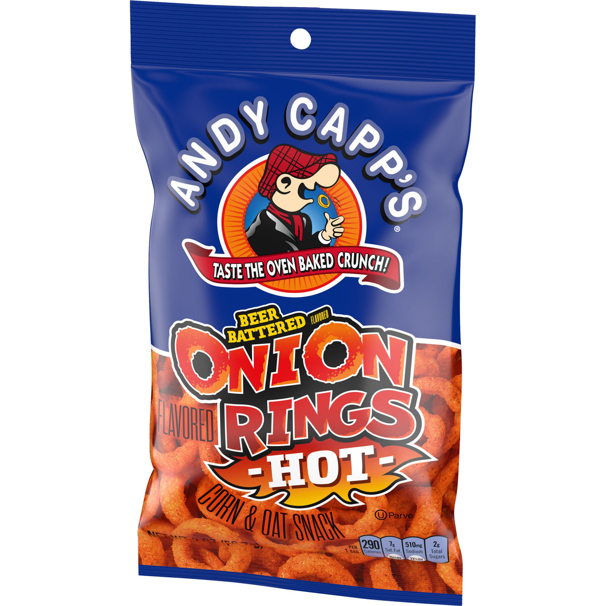 Andy Capp's Beer Battered Hot Onion Rings 2oz 12ct - candynow.ca