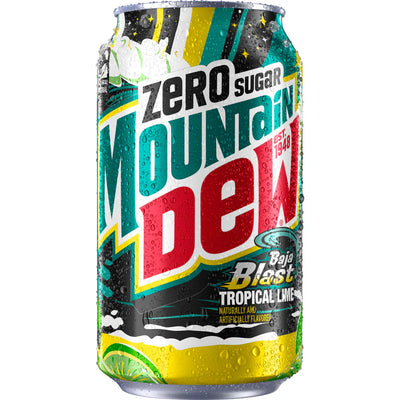 Mountain Dew Baja Blast Tropical Lime Zero 12oz