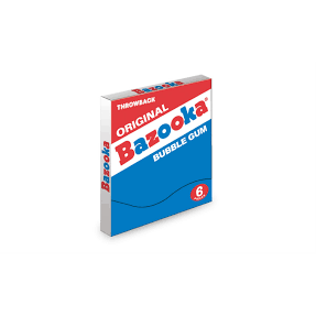 Bazooka Throwback Mini Wallet Pack 1.50oz 12ct - candynow.ca