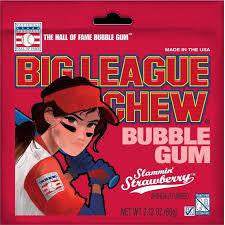 Big League Chew Girl Strawberry 2.12oz