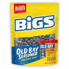 Big's Sunflower Seeds Old Bay Peg Bags 5.35oz 12ct - candynow.ca