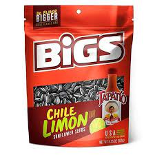 Big's Sunflower Seeds Chili Limon Peg Bags 5.35oz 12ct - candynow.ca