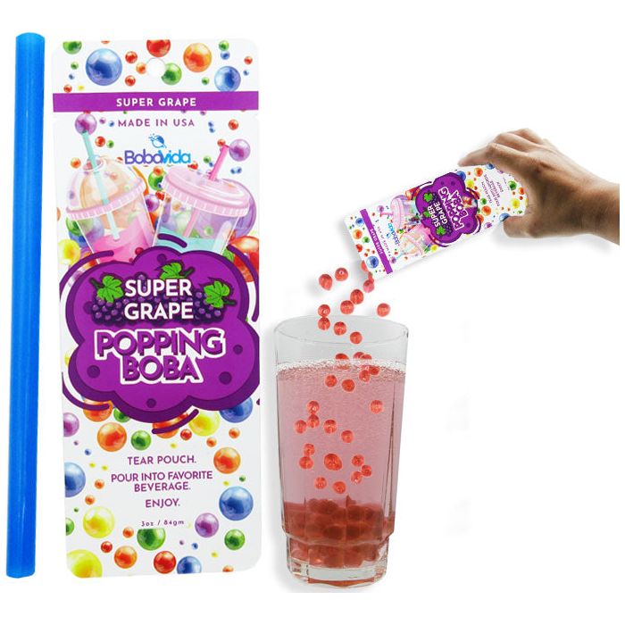 Bobavida Popping Boba Grape 3oz 10ct - candynow.ca