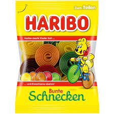 Haribo Colorful Wheels - Bunte Schnecken 160g (Europe)