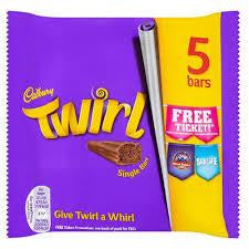 Cadbury Twirl 5pk 108g  (UK)