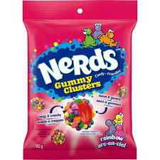 Canada Nerds Gummy Clusters Peg Bag Display 142g (Canada)