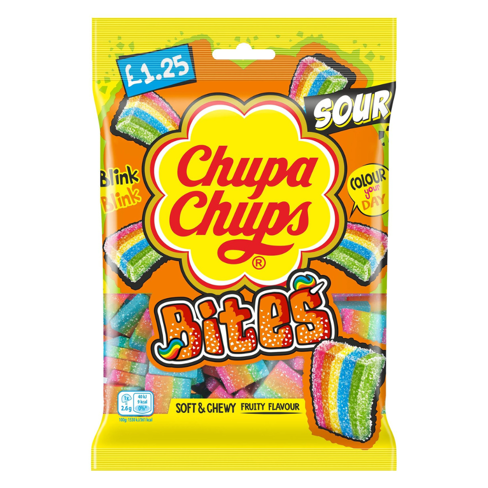 Chupa Chups Mini Bites Bag 120g 12ct (UK) - candynow.ca