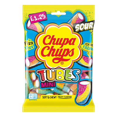 Chupa Chups Mini Tubes Bag 120g (UK)