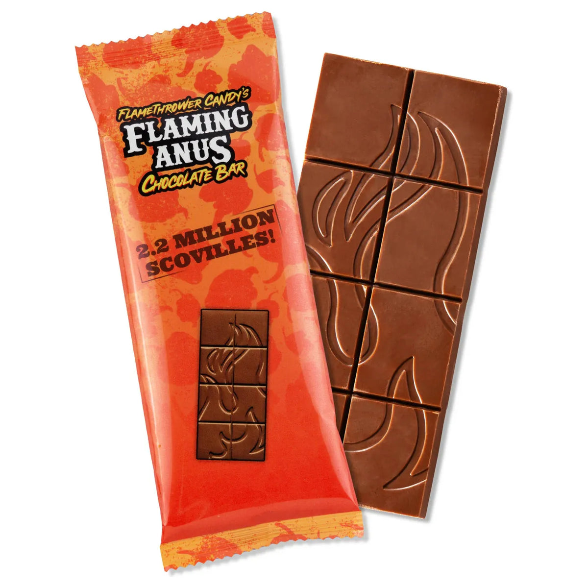 Flaming Anus Chocolate Bar 1.85oz 12ct - candynow.ca
