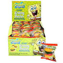 Sponge Bob Gummy Giant Krabby Patties 0.7oz