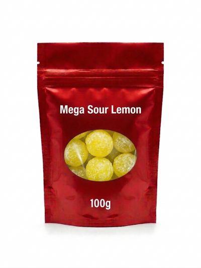 Mega Sour Lemon 100g (UK)