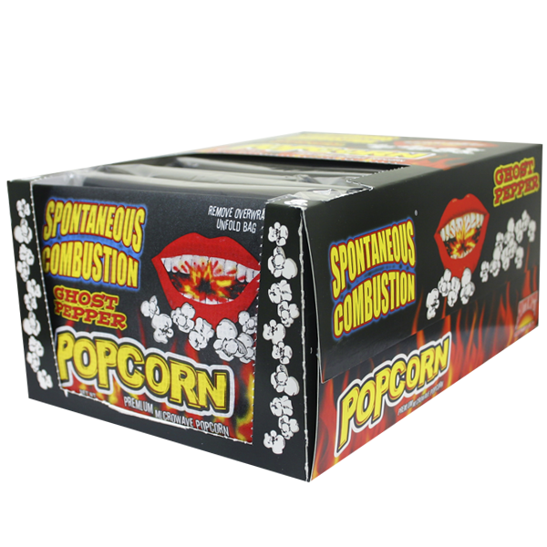 Ass Kickin' Spontaneous Combustion Ghost Pepper Microwave Popcorn