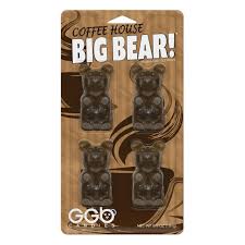 Giant Gummy Big Bear 4-Pack Coffee House Blister Pack 6.5oz