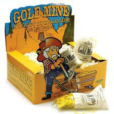 Gold Mine Nugget Bubble Gum 2oz
