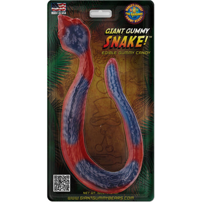 Giant Gummy Snake Blister Assorted Flavors 16oz (454g) 454g