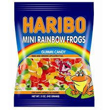 Haribo Peg Bag Mini Rainbow Frogs 5oz