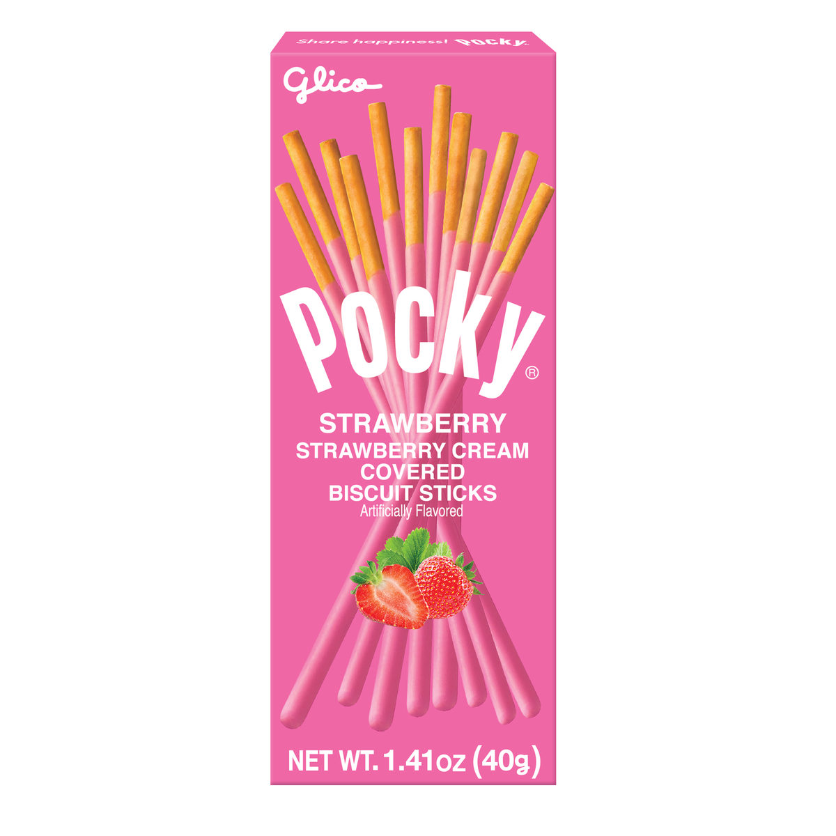 Pocky Strawberry 1.41oz 10ct - candynow.ca