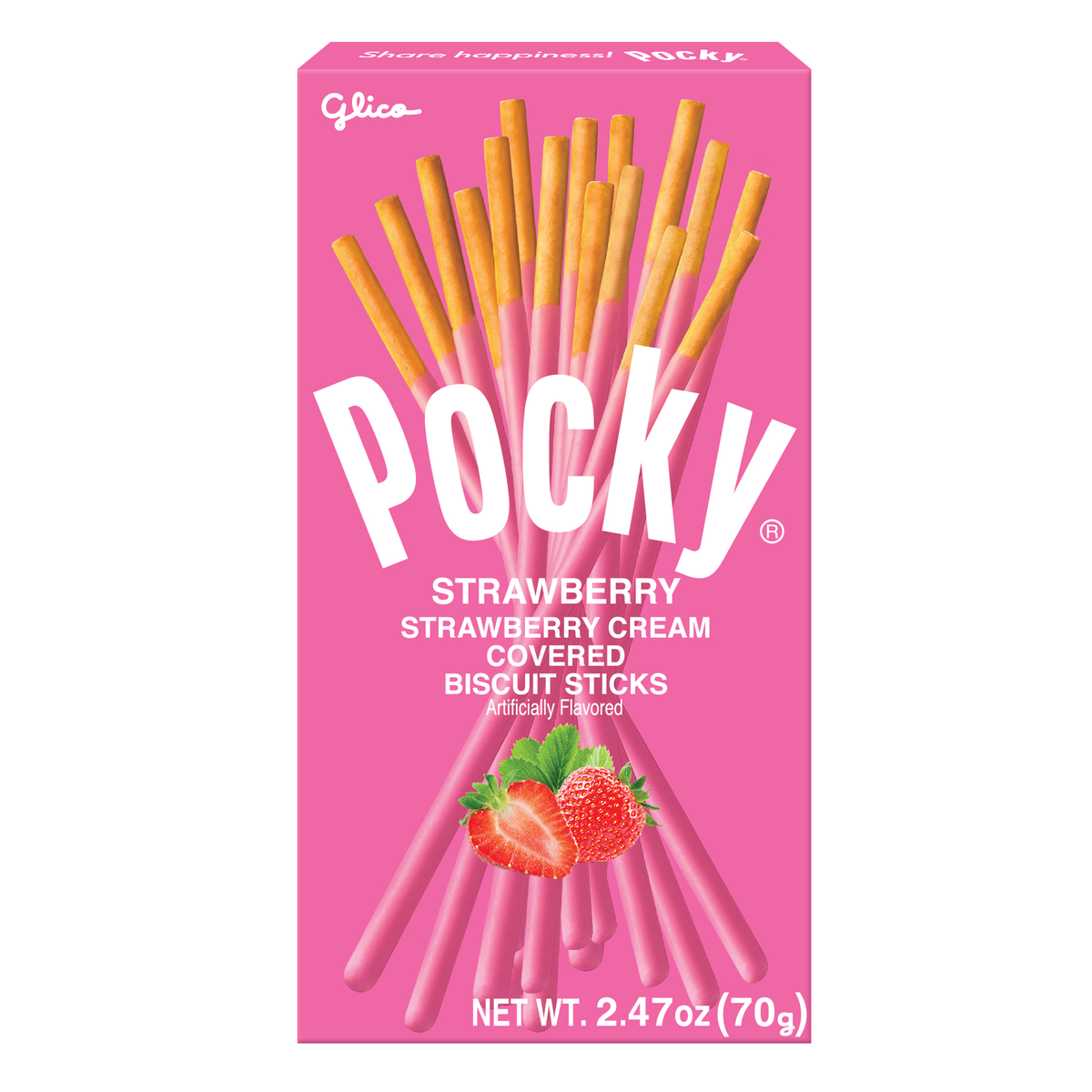 Pocky Strawberry 2.47oz 10ct - candynow.ca