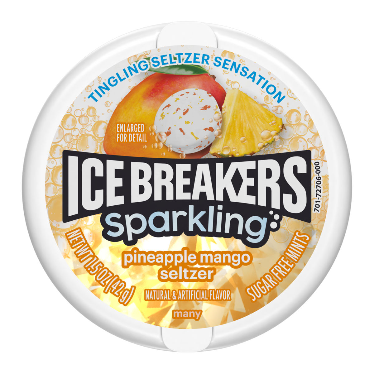 Ice Breakers Sparkling Pineapple Mango Seltzer 1.5oz 8ct - candynow.ca