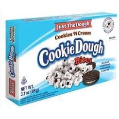 Just the Dough Cookies N' Cream  Cookie Dough Bites 3.1oz 12ct - candynow.ca