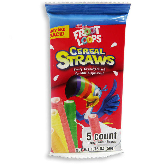 Kellogg's Froot Loop Cereal Straws 1.76oz