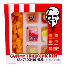 KFC Gummy Fried Chicken Combo Meal 7.1oz 6ct - candynow.ca