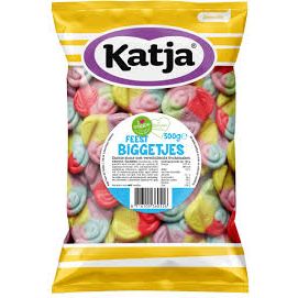 Katja Party Pigs 500g 1ct (Netherlands) - candynow.ca