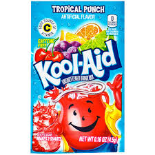 Kool-Aid Unsweetened Tropical Punch . 16oz