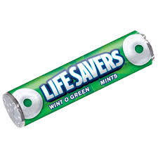 Lifesavers Roll 14pc Mints Wintogreen . 84oz