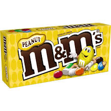 M&M Theater Box Peanut 3.1oz