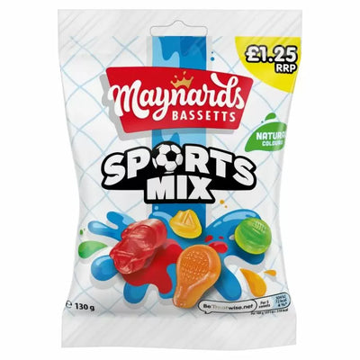 Maynards Bassetts Sports Mix Bag 130g (UK)