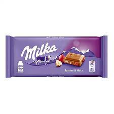 Milka Raisin & Nuts 100g 23ct (Europe) - candynow.ca