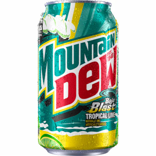 Mountain Dew Baja Blast Tropical Lime 12oz