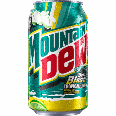 Mountain Dew Baja Blast Tropical Lime 12oz